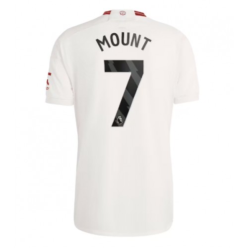 Dres Manchester United Mason Mount #7 Rezervni 2023-24 Kratak Rukav